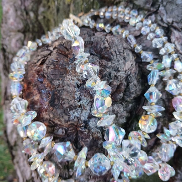 Crystal Necklace 3 Strands - Picture 8 of 9